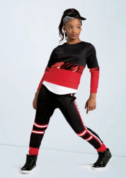 Weissman Turn Up The Music -Dance Costume Store 12525 red 4782 12571.1678887474