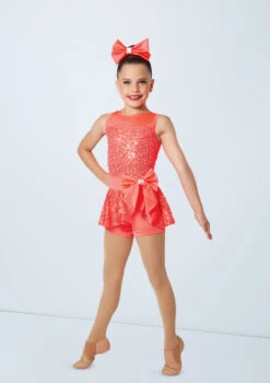 Weissman Stars -Dance Costume Store 13027 tangerine 0293 59942.1678887618