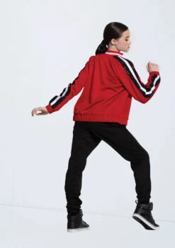 Weissman Sequin Striped Track Jacket -Dance Costume Store 14311 red SH11076 black 14323 black 5400 80417.1694130927