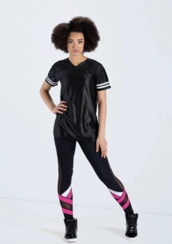 Weissman V-Neck Football Jersey 6 Weissman V-Neck Football Jersey -Dance Costume Store 14322 black MT10515 cerise 928 13788.1698450053