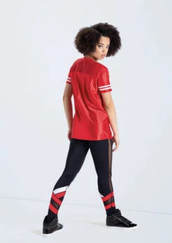 Weissman V-Neck Football Jersey 7 Weissman V-Neck Football Jersey -Dance Costume Store 14322 red MT10515 red 752 77634.1698450053