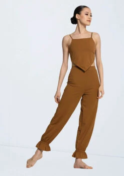 Weissman Camisole Scarf Top 9 Weissman Camisole Scarf Top -Dance Costume Store 14432 camel 14435 camel 9040 59849.1698817156