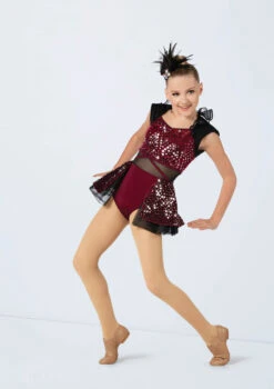 Weissman Queen 6 Weissman Queen -Dance Costume Store 14702 black cherry 688 82762.1692402626