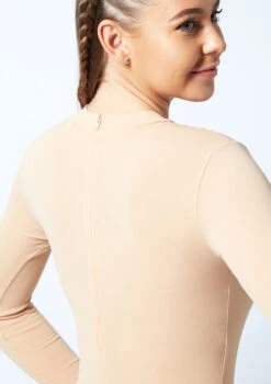 Intermezzo Long Sleeve Turtle Neck Catsuit -Dance Costume Store 4685 snd close up back 1 98699.1676420918
