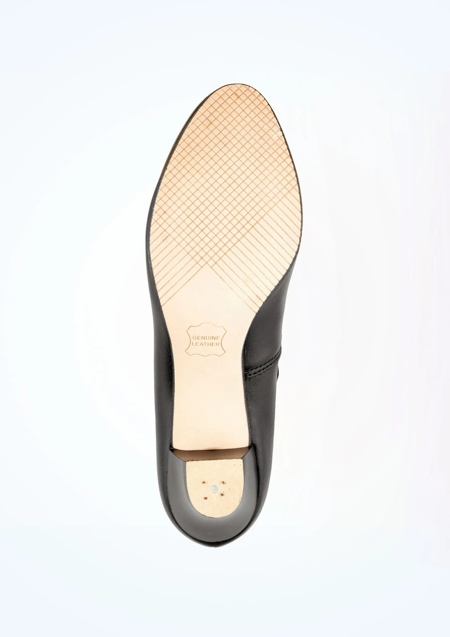 Capezio Leather Character Shoe 2" - Black 3 Capezio Leather Character Shoe 2" - Black - Image 3