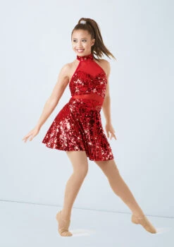 Weissman Can't Turn You Loose 7 Weissman Can't Turn You Loose -Dance Costume Store 8809 weissman cant turn you loose red front T 73112.1698840258
