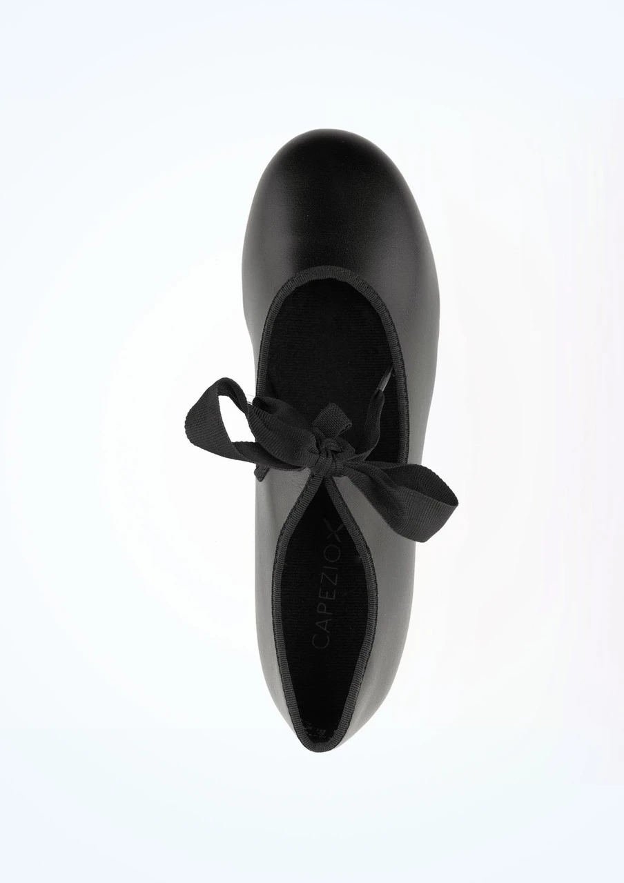 Capezio Junior Tyette 925 Tap Shoe - Black 2 Capezio Junior Tyette 925 Tap Shoe - Black - Image 2
