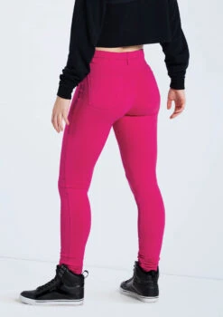Weissman Mid Rise Bold Color Jeggings -Dance Costume Store AH11509 black AH10247 lipstick 098 09595.1678890506