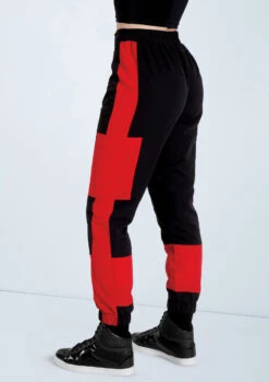 Weissman Colorblock Cargo Pants 6 Weissman Colorblock Cargo Pants -Dance Costume Store AH11991 red 0796 53874.1678890632