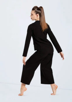 Weissman Stretch Suit Blazer -Dance Costume Store AH12576 black 482 42372.1678890655