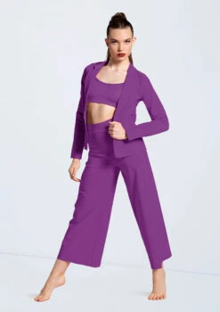 Weissman Stretch Suit Blazer -Dance Costume Store AH12576 electricpurple 82 85754.1678890656