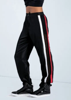Weissman Sporty Stripe Jogger Pants 7 Weissman Sporty Stripe Jogger Pants -Dance Costume Store AH12719 black 728 76263.1698840275