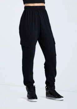 Weissman French Terry Cargo Pants 20 Weissman French Terry Cargo Pants -Dance Costume Store AH12728 black 067 18329.1678890683