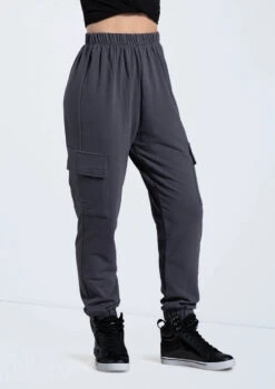 Weissman French Terry Cargo Pants 18 Weissman French Terry Cargo Pants -Dance Costume Store AH12728 gray 047 24487.1678890683