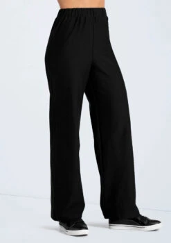 Weissman Bootcut French Terry Pants -Dance Costume Store AH13223 black 553 copy 65271.1692403073