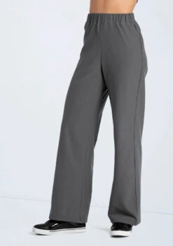 Weissman Bootcut French Terry Pants -Dance Costume Store AH13223 gray 500 copy 42045.1698840275