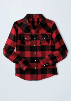 Weissman Buffalo Plaid Flannel Shirt -Dance Costume Store AH3623 red 212 55702.1678890708