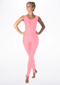 Alegra Shiny Deanna Unitard -Dance Costume Store ALC0216 MAIN PNK 08077.1678871203