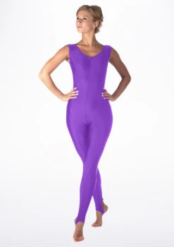 Alegra Shiny Deanna Unitard -Dance Costume Store ALC0216 MAIN PUR 93956.1678871203