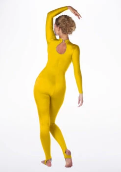 Alegra Shiny Aspen Catsuit -Dance Costume Store ALC0292 MAIN YEL 86445.1678871304