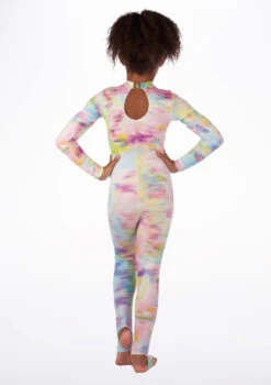 Alegra Girls Patterned Aspen Catsuit -Dance Costume Store ALC5292P BACKM 1 63995.1678871860