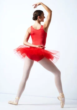 Alegra Pull On Practice Tutu -Dance Costume Store ALG0219 RED BACK 1 88150.1678872507