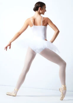 Alegra Pull On Practice Tutu -Dance Costume Store ALG0219 WHT BACK 1 24867.1678872507