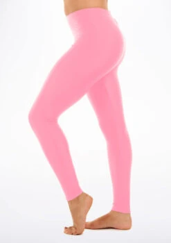 Alegra Shiny Footless Leggings -Dance Costume Store ALP0204 MAIN PNK 17778.1678874983