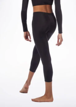 Alegra Shiny Crop Leggings 29 Alegra Shiny Crop Leggings -Dance Costume Store ALP0206 MAIN BLK 92468.1678875058