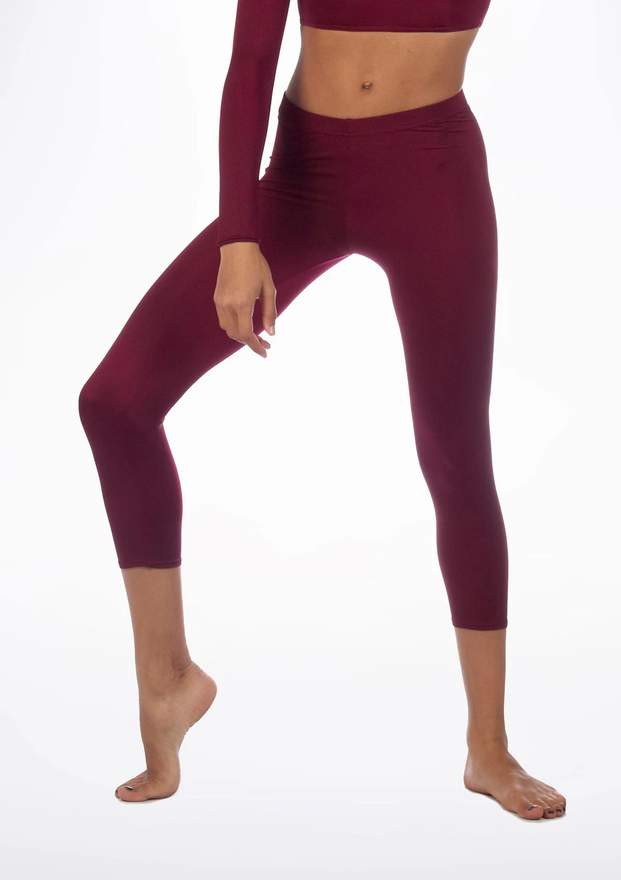 Alegra Shiny Crop Leggings 2 Alegra Shiny Crop Leggings - Image 2
