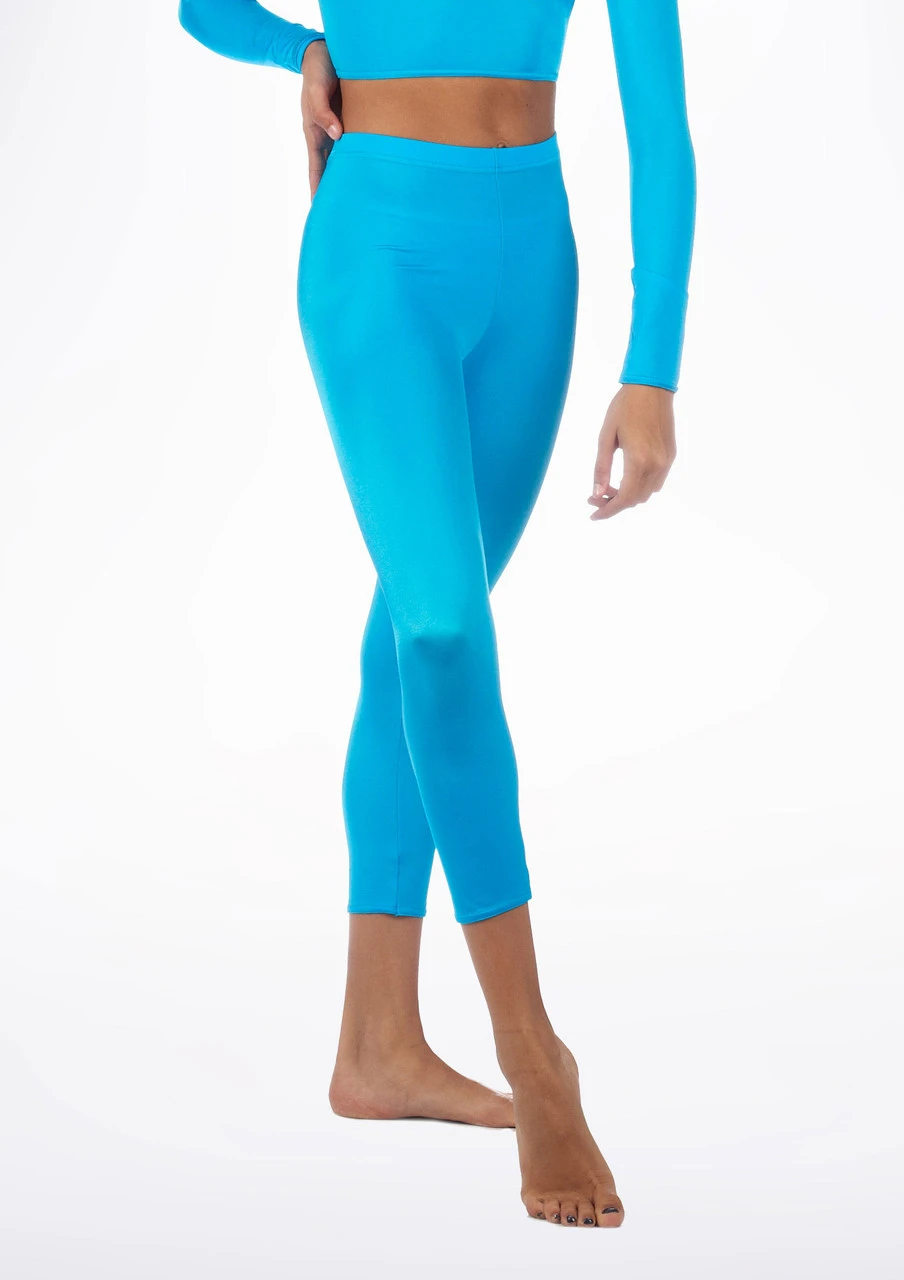 Alegra Shiny Crop Leggings 3 Alegra Shiny Crop Leggings - Image 3
