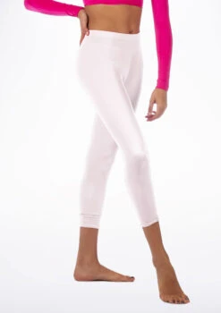 Alegra Shiny Crop Leggings 28 Alegra Shiny Crop Leggings -Dance Costume Store ALP0206 MAIN WHT 85672.1678875058