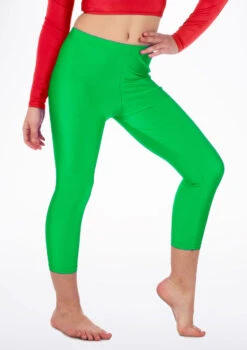 Alegra Girls Shiny Crop Leggings -Dance Costume Store ALP5206 MAIN VER 85250.1678876136