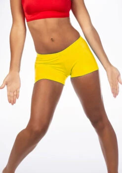 Alegra Shiny Hotpants 30 Alegra Shiny Hotpants -Dance Costume Store ALR0260S MAIN YEL 59911.1678876193