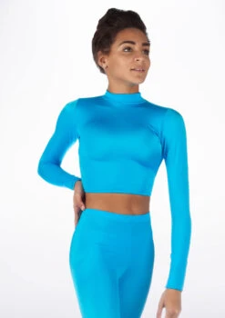 Alegra Shiny Raya Dance Top -Dance Costume Store ALS0267S MAIN KIN 60449.1678878206