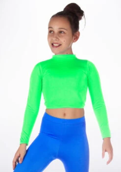 Alegra Girls Shiny Raya Dance Top -Dance Costume Store ALS5267 MAIN FGR 62224.1678878576