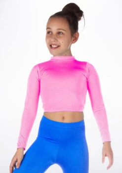 Alegra Girls Shiny Raya Dance Top -Dance Costume Store ALS5267 MAIN FPK 13249.1678878575