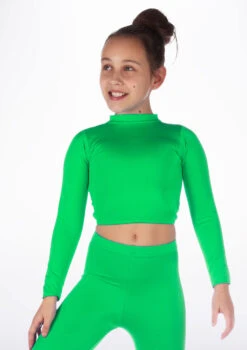 Alegra Girls Shiny Raya Dance Top -Dance Costume Store ALS5267 MAIN VER 64274.1678878576