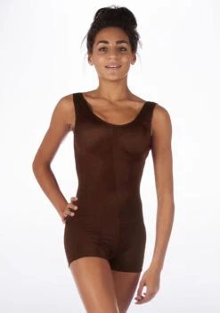Alegra Shiny Hotpant Unitard -Dance Costume Store ALU0235 MAIN BRN 96738.1678879741