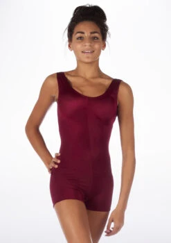 Alegra Shiny Hotpant Unitard -Dance Costume Store ALU0235 MAIN BUR 32353.1678879734