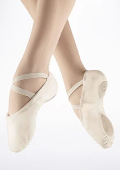 Bloch Split Sole Canvas Ballet Shoe - White -Dance Costume Store BL277WHT MAIN WHT T 91272.1698801002