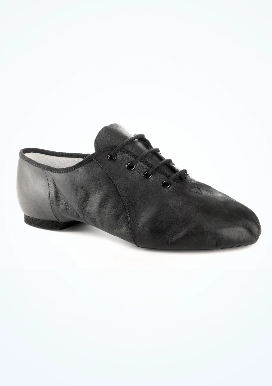 Bloch Split Sole Jazz Shoe - Black 2 Bloch Split Sole Jazz Shoe - Black - Image 2