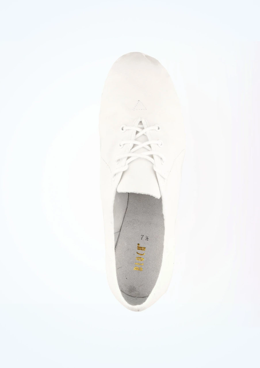 Bloch Split Sole Jazz Shoe - White 3 Bloch Split Sole Jazz Shoe - White - Image 3