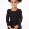 Bloch Girls Long Sleeve Cotton Leotard