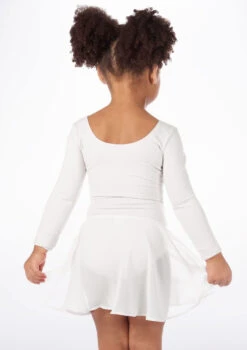 Bloch Pull-On Barre Ballet Dance Skirt -Dance Costume Store BLCR5110 MAIN WHT 72694.1678880727