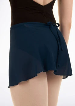 Bloch Professional Wrap Dance Skirt -Dance Costume Store BLR5130 MAIN NVY 68367.1678926143