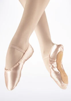 Bloch Debut Full Sole Satin Ballet Shoe 5 Bloch Debut Full Sole Satin Ballet Shoe -Dance Costume Store BLS0232 MAIN PNK T 66044.1698800446