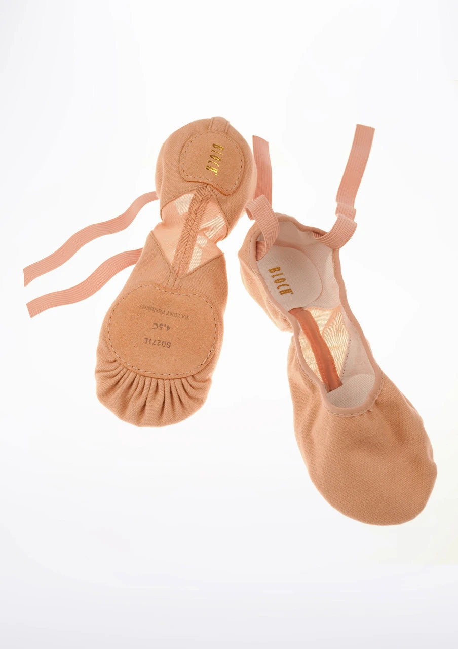 Bloch Pro Arch Split Sole Ballet Shoe - Flesh 2 Bloch Pro Arch Split Sole Ballet Shoe - Flesh - Image 2