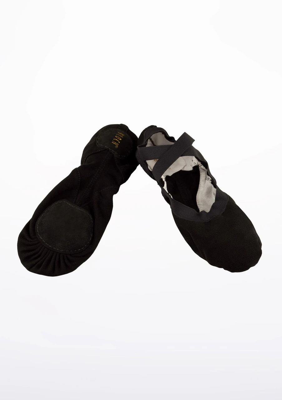 Bloch Pro Elastic S0621L Split Sole Ballet Shoe - Black 2 Bloch Pro Elastic S0621L Split Sole Ballet Shoe - Black - Image 2