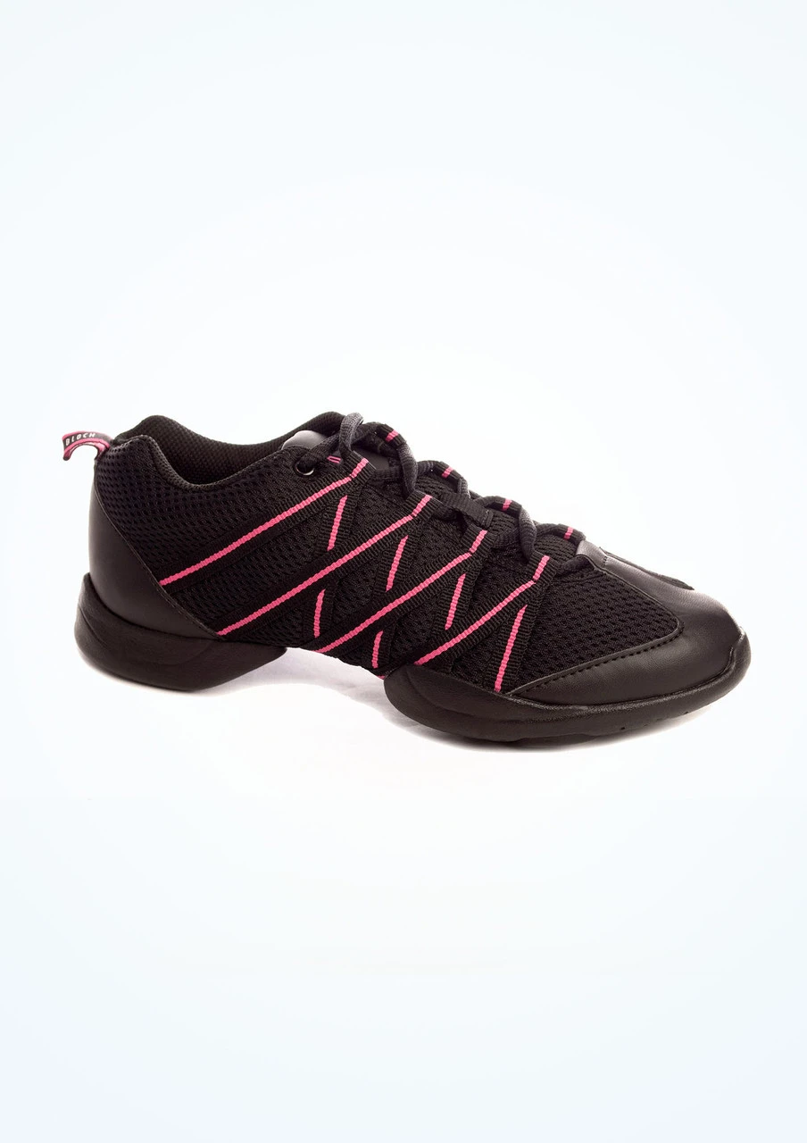 Bloch Criss Cross Dance Sneaker - Pink 4 Bloch Criss Cross Dance Sneaker - Pink - Image 4